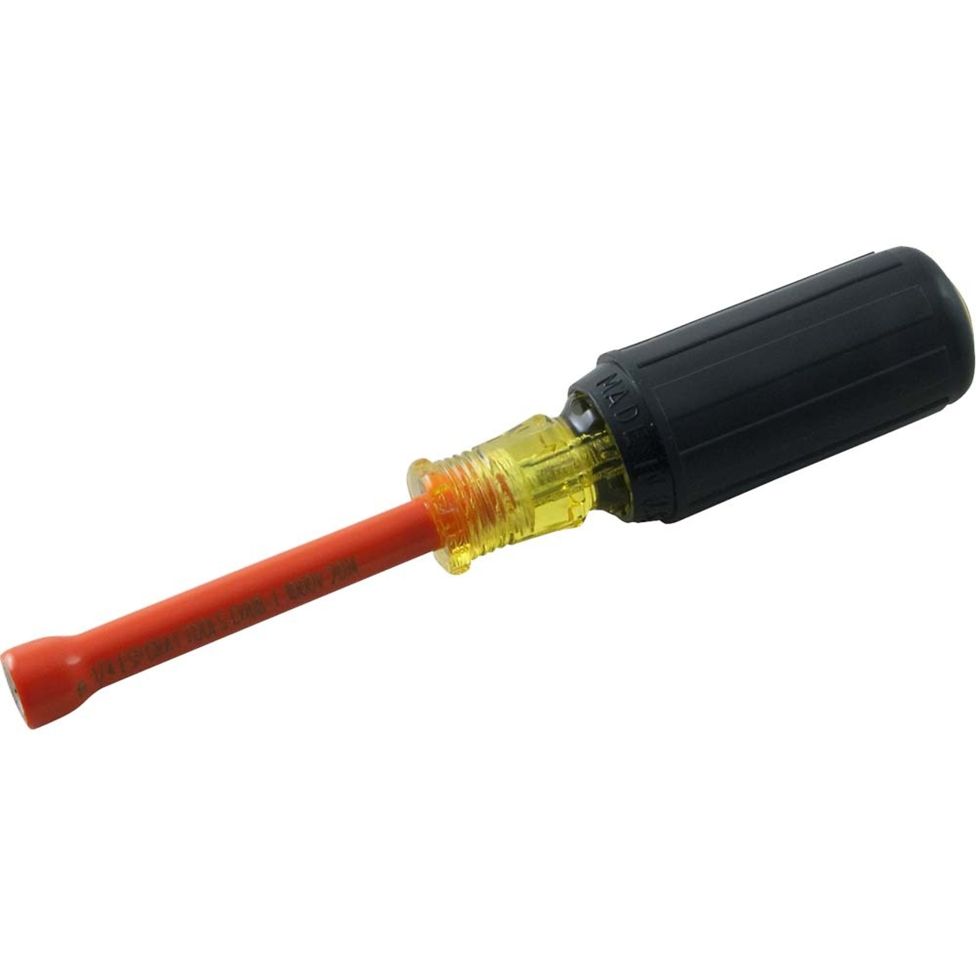 Gray Tools 3/16" Nut Driver, 6-5/8" Long, 1000V Insulated